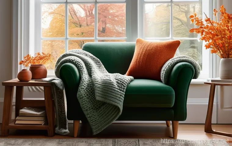 작곡가 이직 시 포트폴리오 중요성 - **Prompt 1: "Cozy Autumn Reading Nook"**
    A highly detailed, realistic, and warm image of a cozy ...