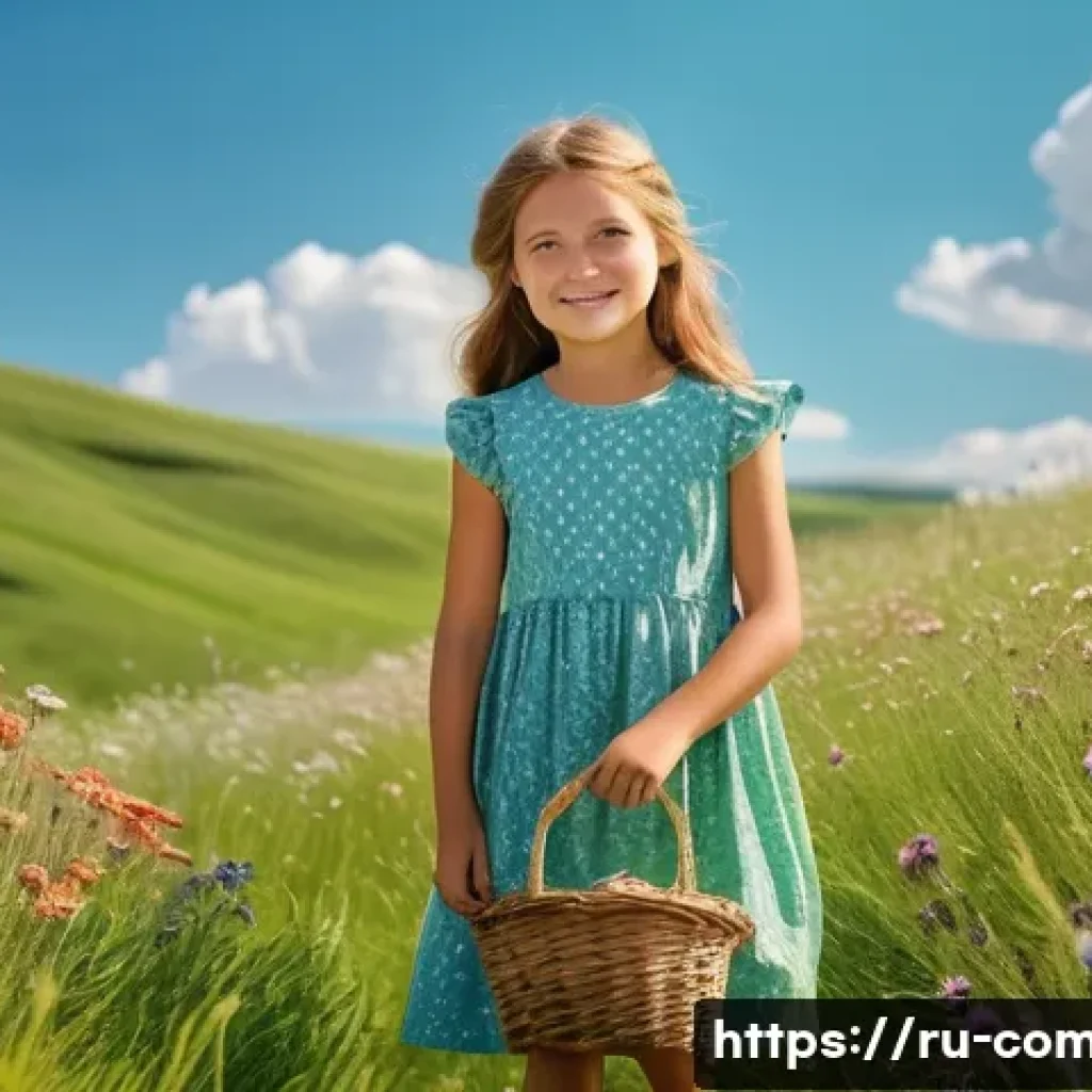 작곡가의 자격 취득 후 진로 - **Prompt:** A young girl, around 7 years old, with bright, curious eyes and rosy cheeks, wearing a c...